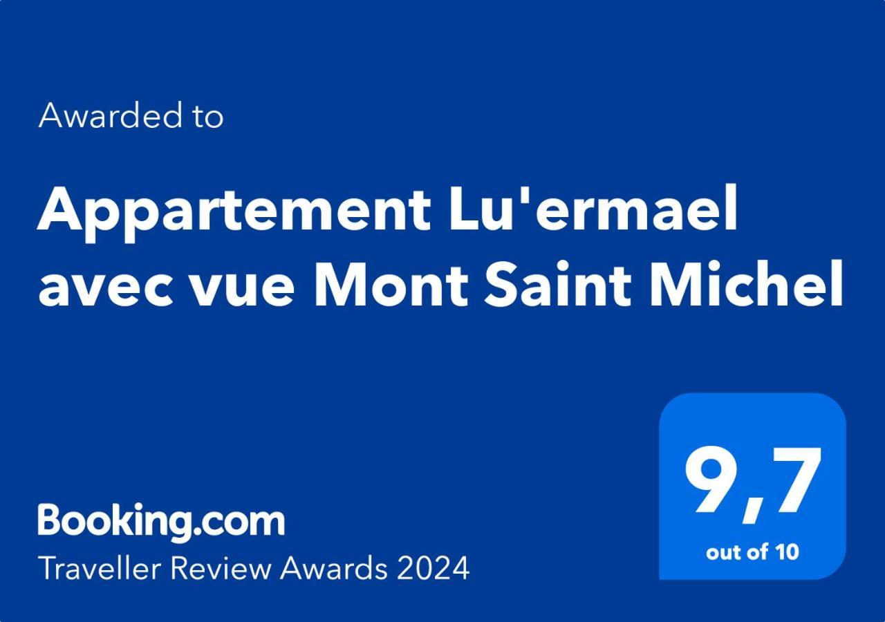 Appartement Lu'Ermael Avec Vue Mont Saint Michel Courtils Exterior photo
